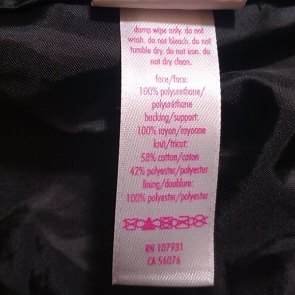 Faux Leather Justice Moto Jacket - Picture 3 of 10